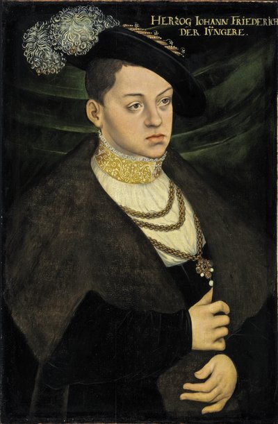 Johann Ernst, Duke of Saxe-Coburg by Workshop of Lucas Cranach the Elder  